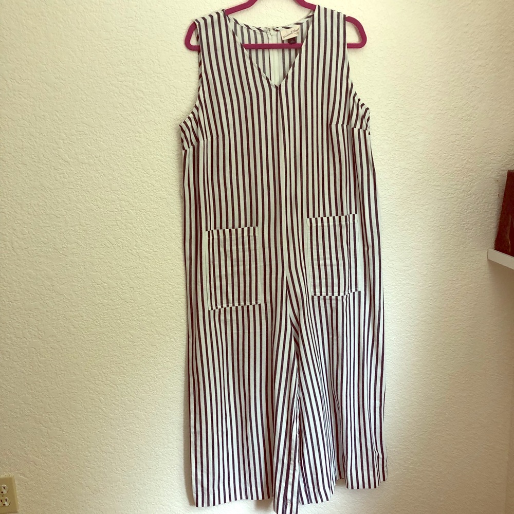 Striped romper